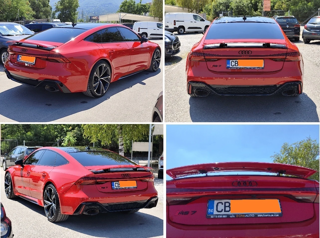 Audi Rs7 SPORTBACK* CERAMIC* АВТОМАТИК* 360/3D CAMERA* , снимка 7 - Автомобили и джипове - 55691797