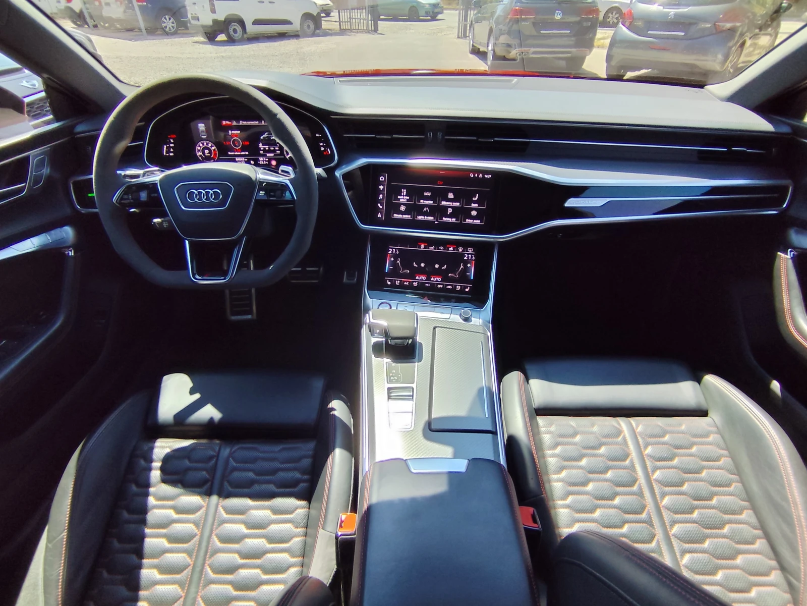 Audi Rs7 SPORTBACK* CERAMIC* АВТОМАТИК* 360/3D CAMERA* , снимка 9 - Автомобили и джипове - 55691797