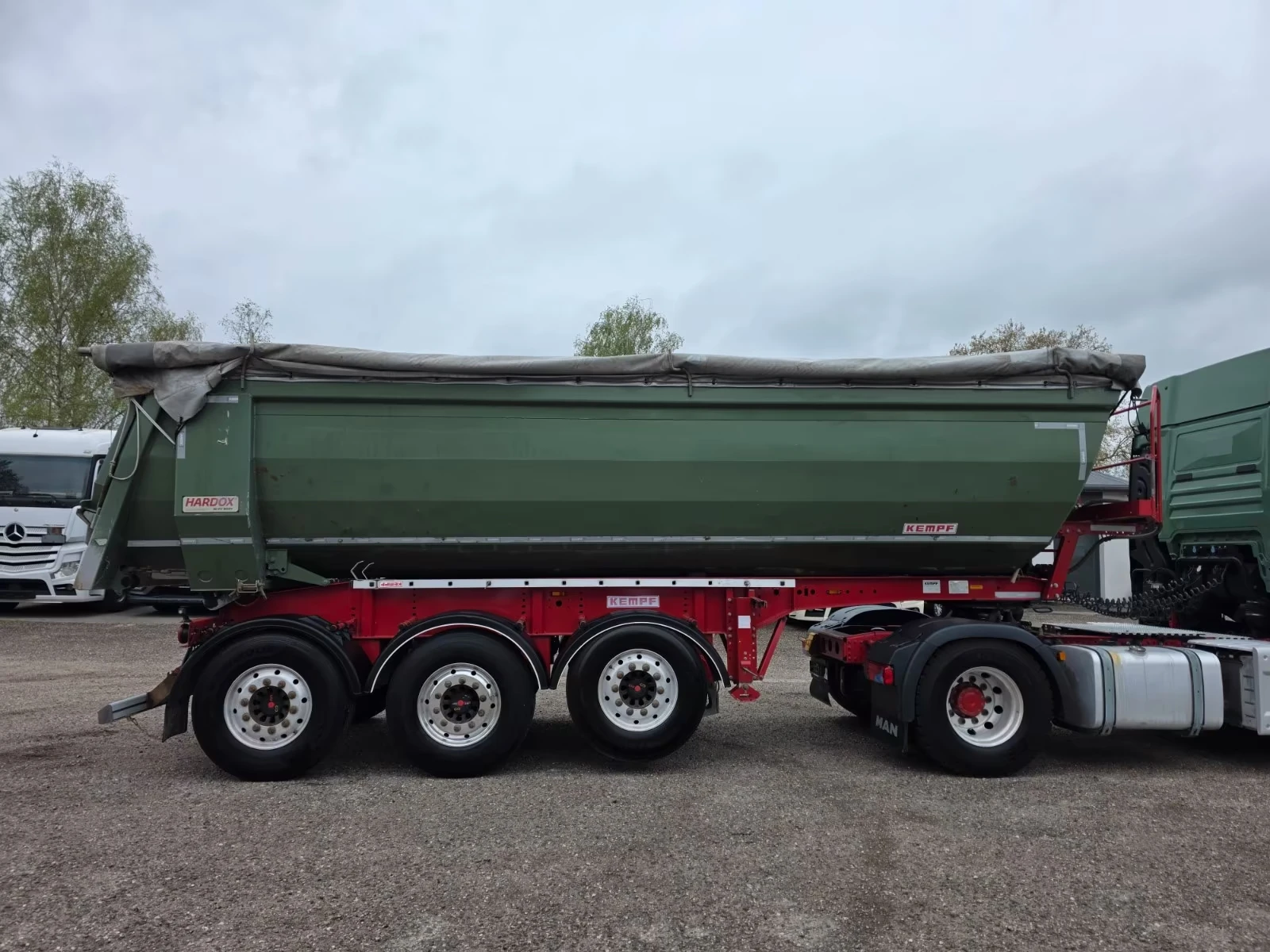 Полуремарке Schwarzmuller KEMPF, 26m3, 6080kg, ALCOA, боге, снимка 4 - Ремаркета - 55136301