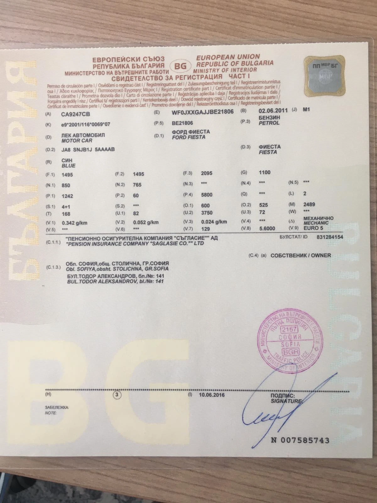 Ford Fiesta 1.2