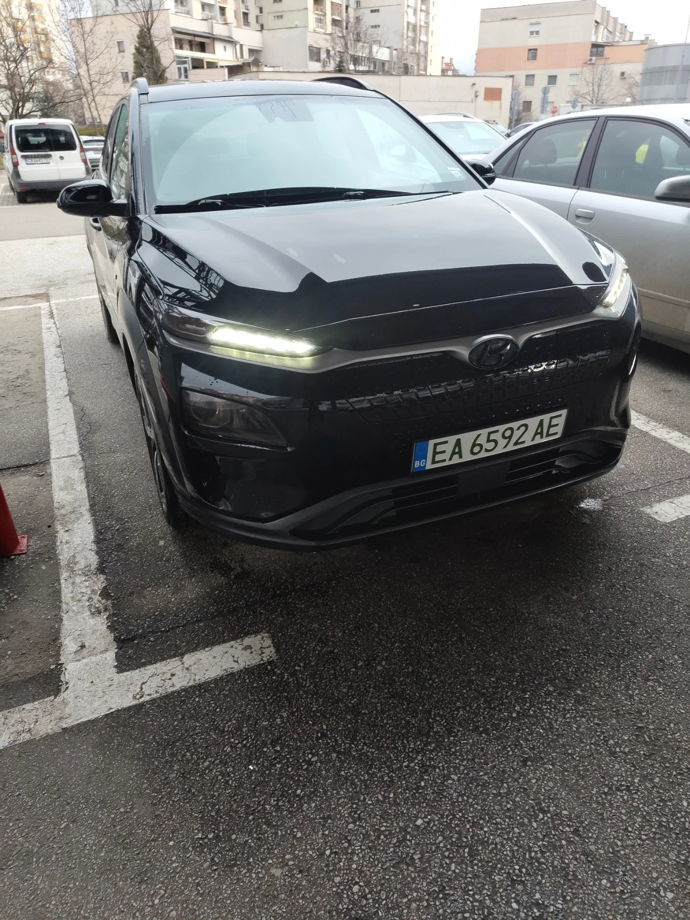 Hyundai Kona 64KWh/Blue link/3 ФАЗНА/SOH100%/Термопомпа/HEADUP