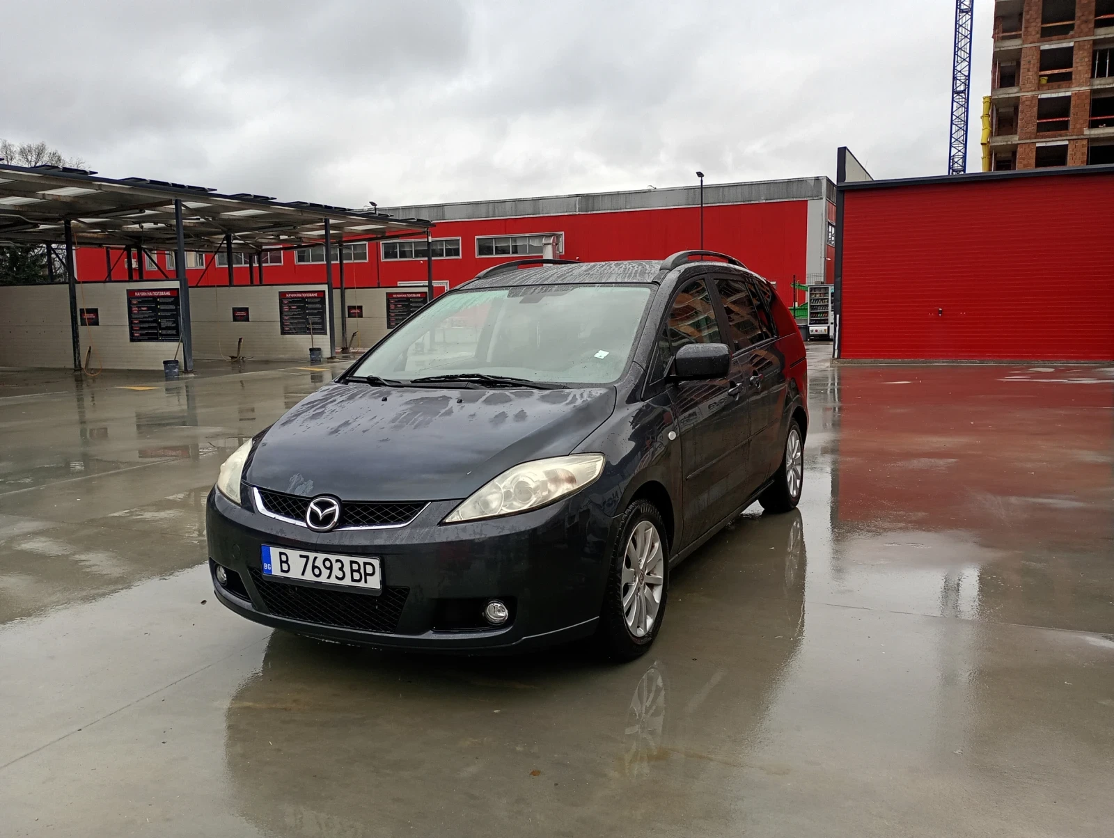 Mazda 5 2.0 Diesel 6+ 1 Нови гуми Климатроник, снимка 1