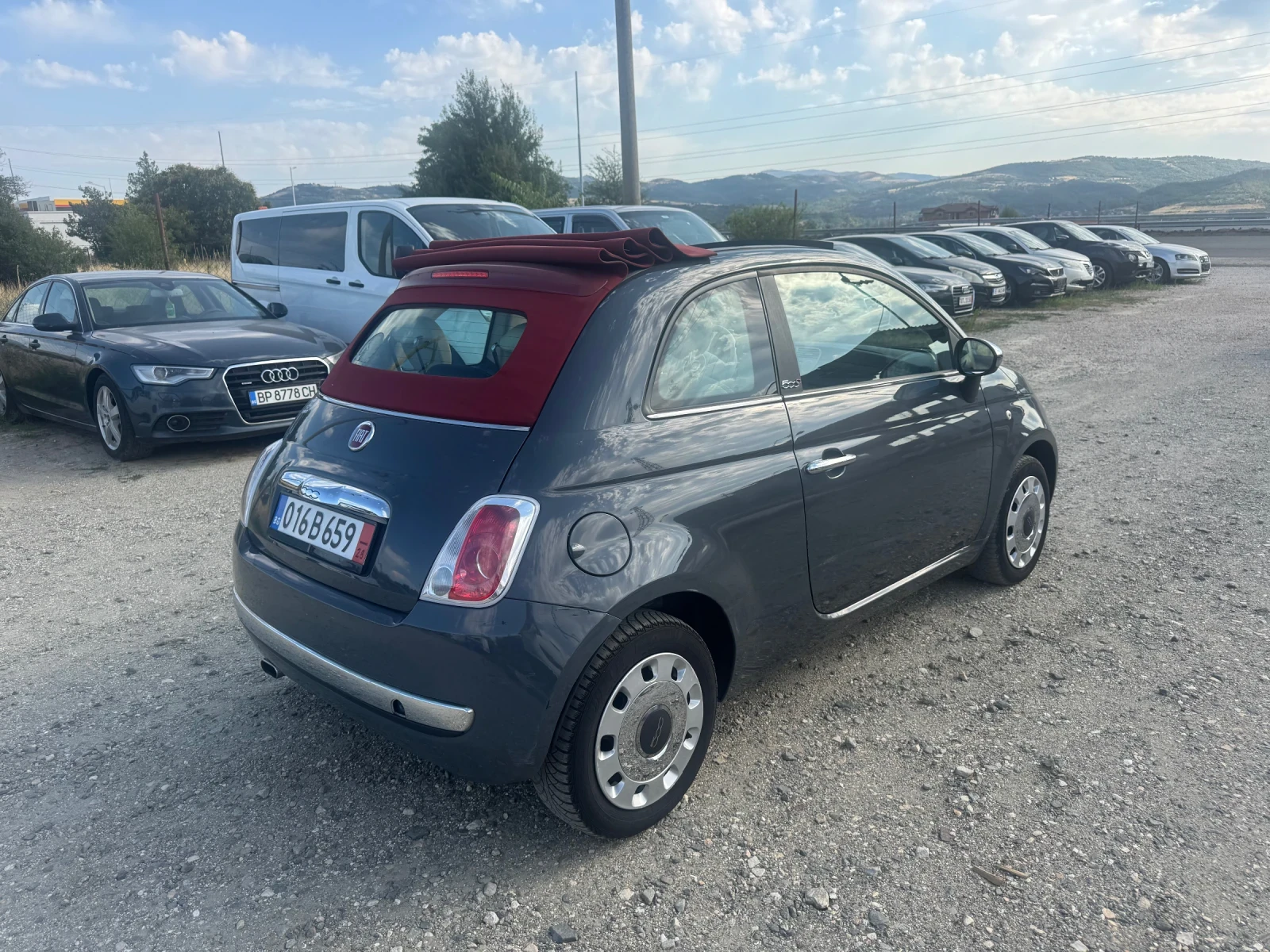 Fiat 500 1.2I Evro6 cabrio | Mobile.bg   14