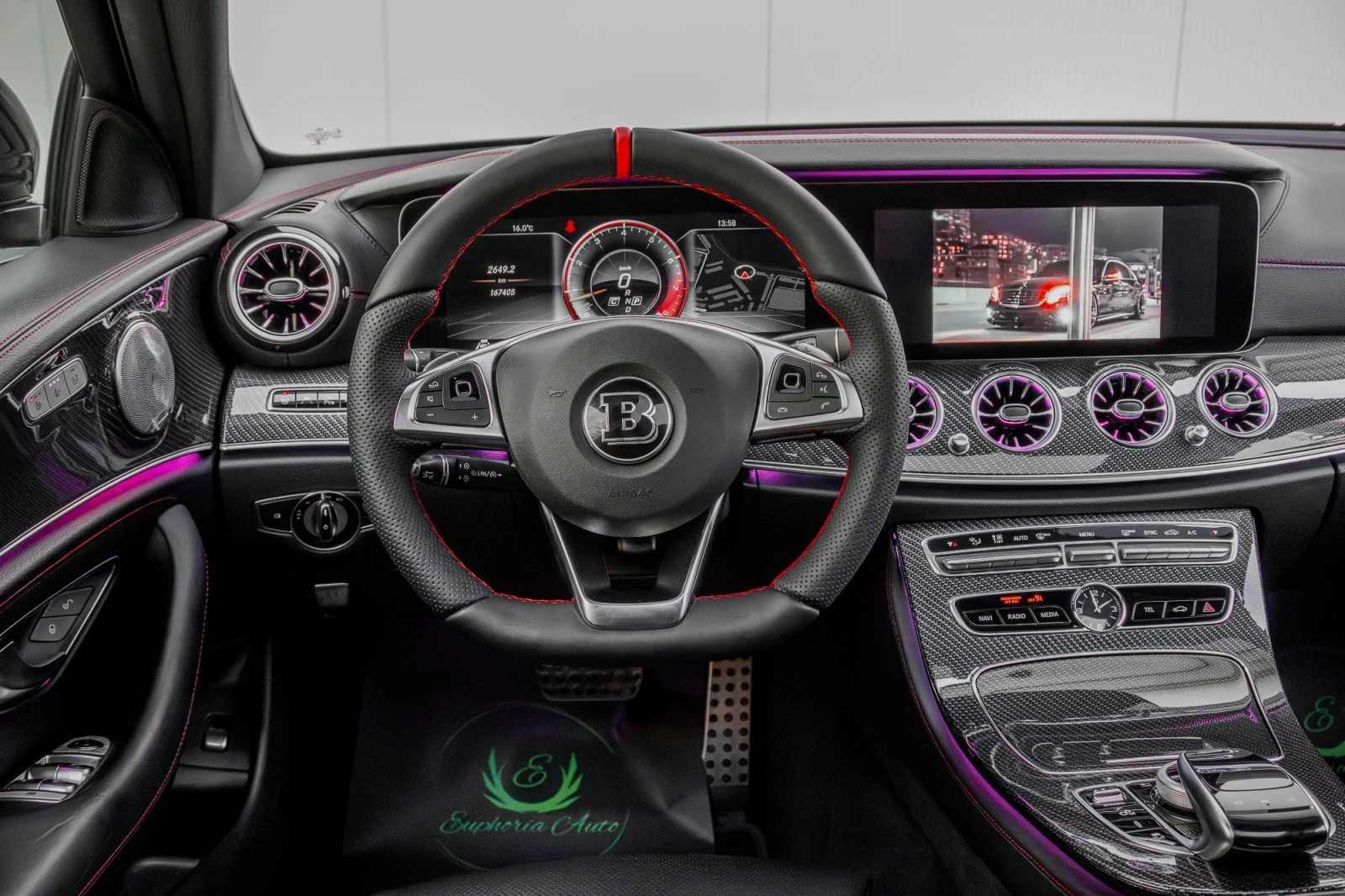 Mercedes-Benz E 43 AMG 4MATIC+ * BRABUS LIMITED* CARBON* SOFT CLOSE* 360 | Mobile.bg � ����������� 14