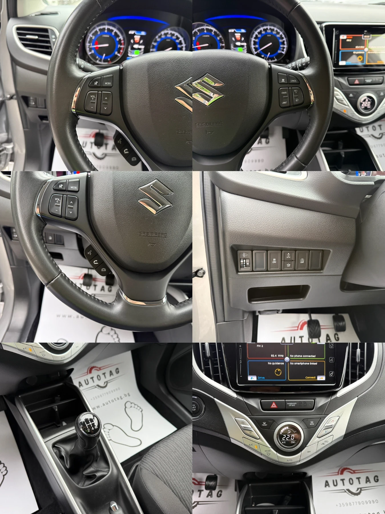 Suzuki Baleno 1.2i/Hybrid/Навигация/Камера/Distronic/65 000 км/, снимка 14 - Автомобили и джипове - 54482281
