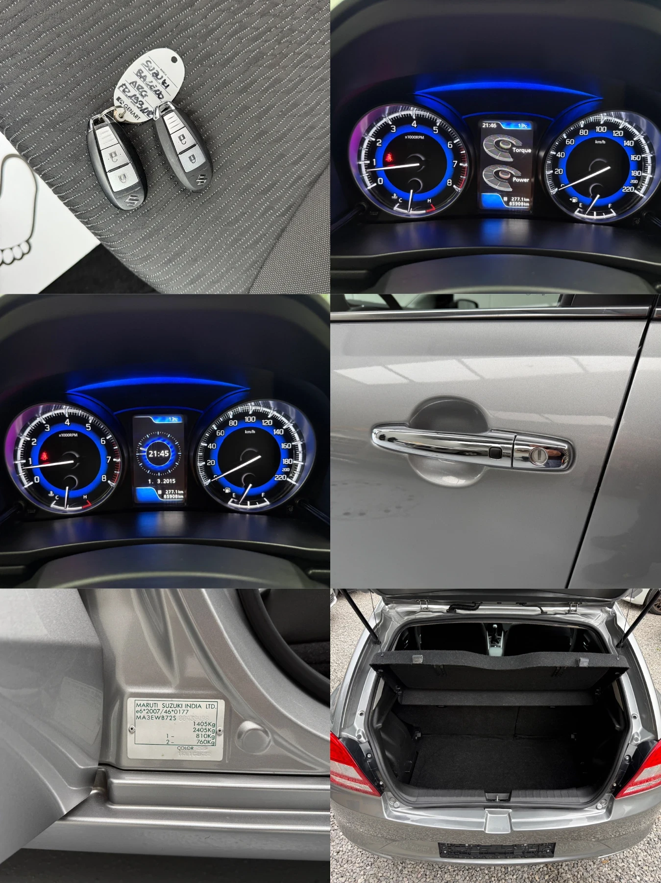Suzuki Baleno 1.2i/Hybrid/Навигация/Камера/Distronic/65 000 км/, снимка 16 - Автомобили и джипове - 54482281