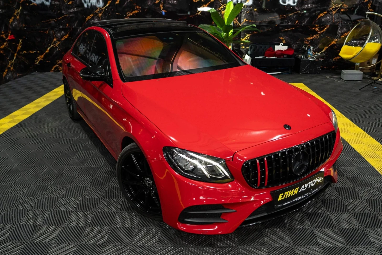 Mercedes-Benz E 220 D FULL AMG LINE LED ПАНО BURM ЛИЗИНГ 100%, снимка 2 - Автомобили и джипове - 56276869