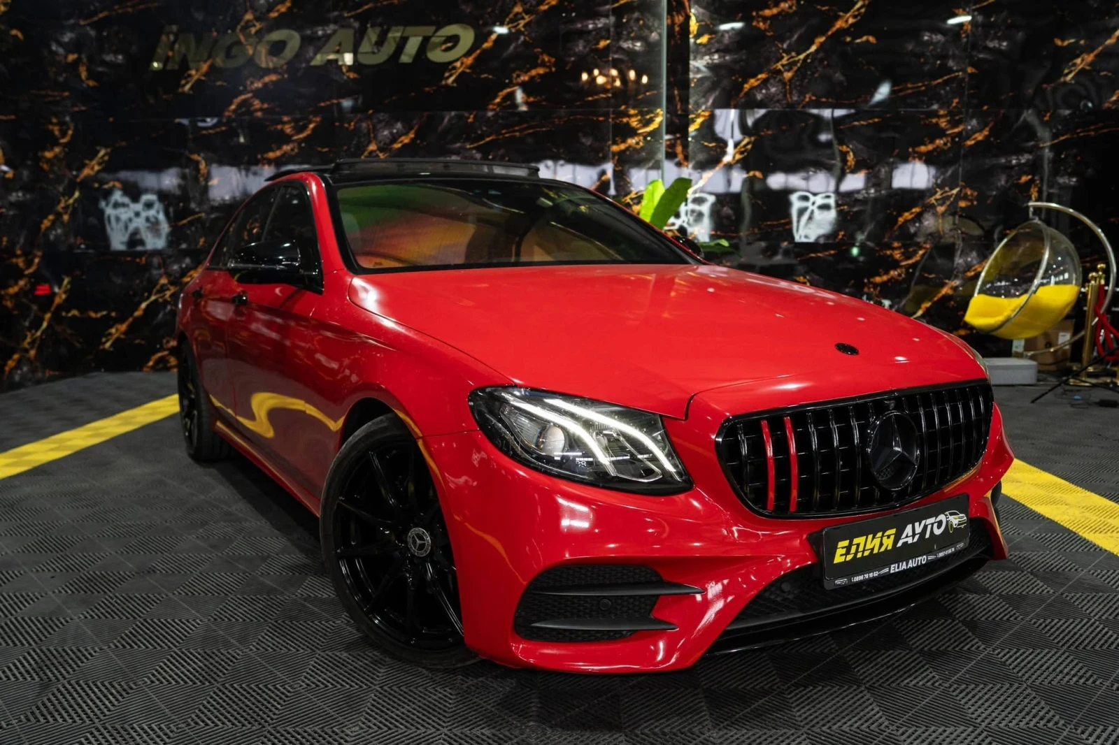 Mercedes-Benz E 220 D FULL AMG LINE LED ПАНО BURM ЛИЗИНГ 100%