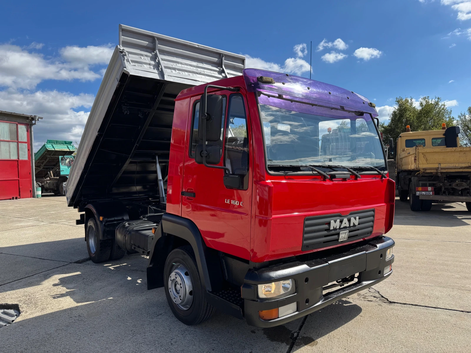 Man 8.163 тристранен самосвал 3.90м  - изображение 6