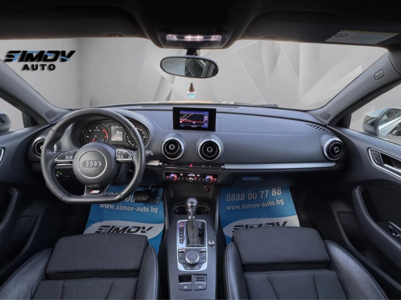 Audi A3 S-LINE+ 2.0TDi 150КС. АВТОМАТИК НАВИГАЦИЯ КОЖА, снимка 7 - Автомобили и джипове - 52775282