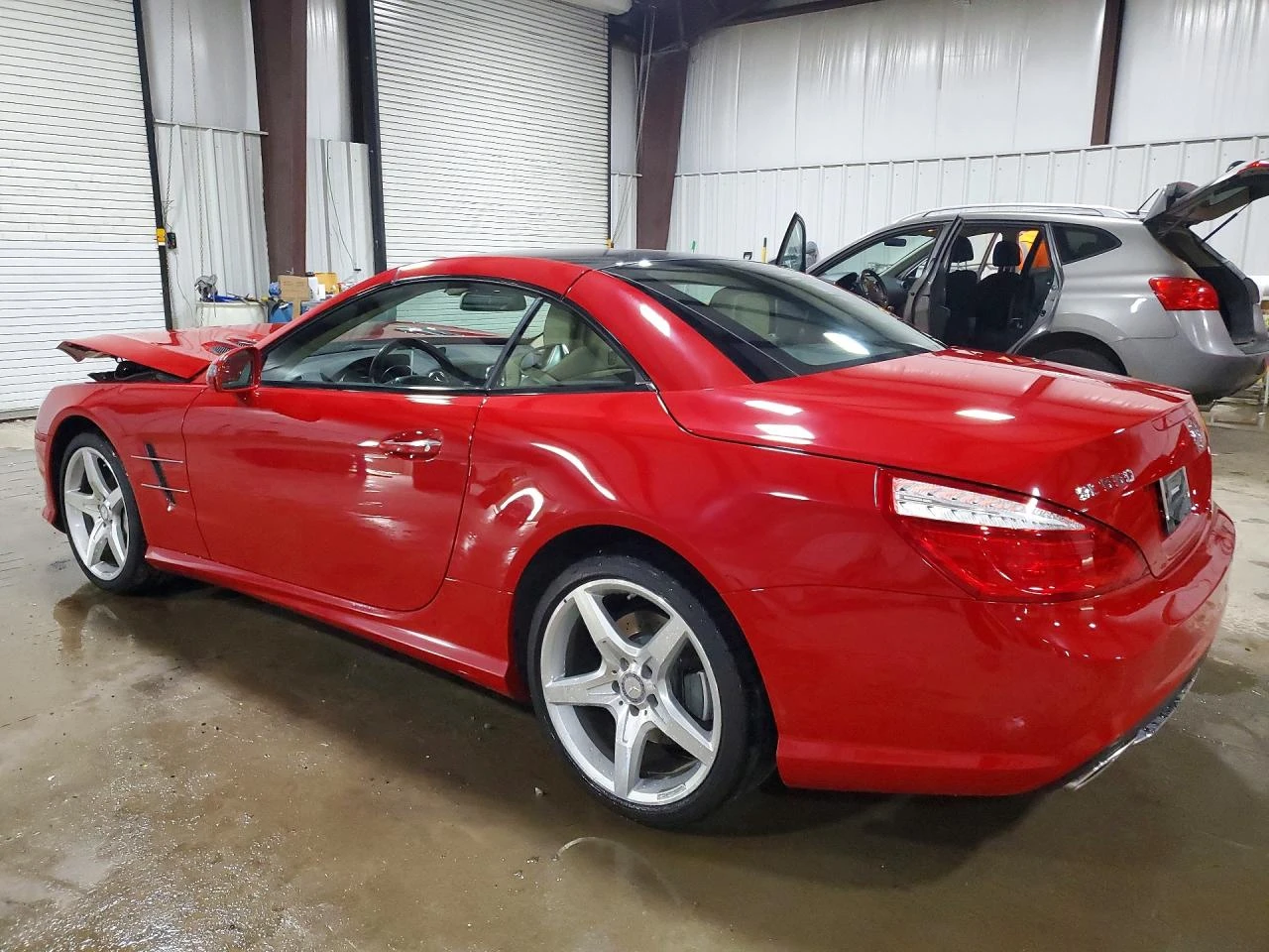 Mercedes-Benz SL 500 550* КОЖА* ПОДГРЕВ* ОБДУХВАНЕ* ПАНОРАМА, снимка 5 - Автомобили и джипове - 54831100