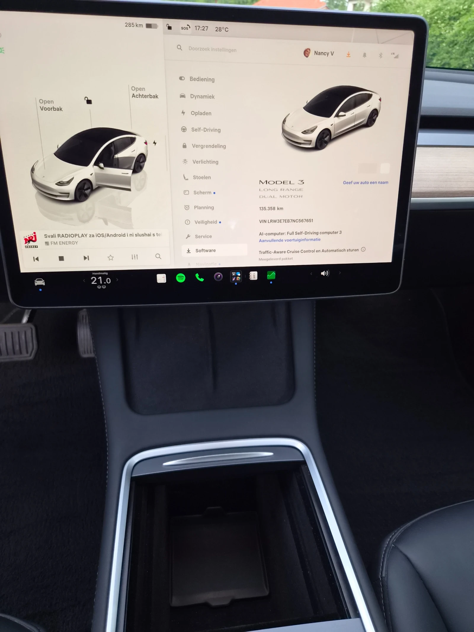Tesla Model 3 /6.22г/Long Range/Dual Motor , снимка 13 - Автомобили и джипове - 55251517