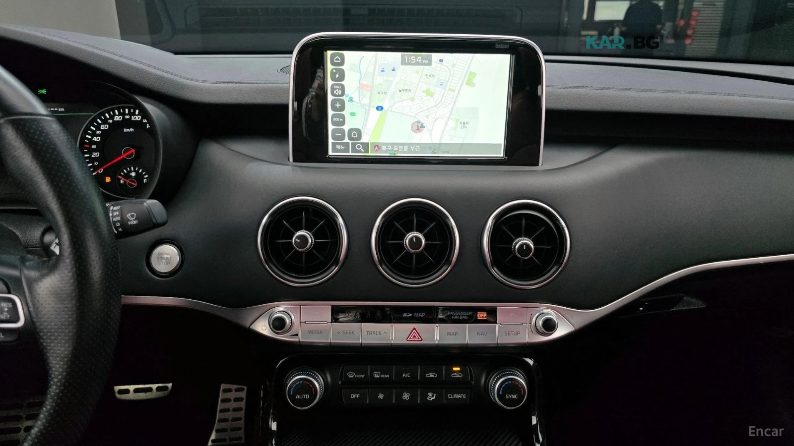 Kia Stinger 3.3 AWD GT | 360| HUD| VENTED S| BL SP| LANE AS, снимка 13 - Автомобили и джипове - 56086563
