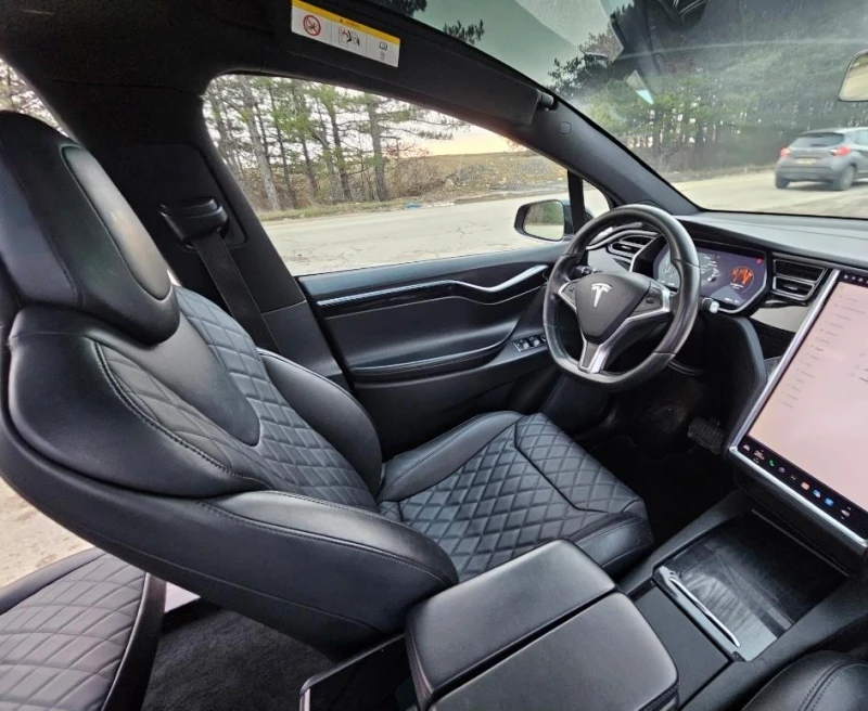 Tesla Model X X100D ТОП Състояние, снимка 9 - Автомобили и джипове - 53436245