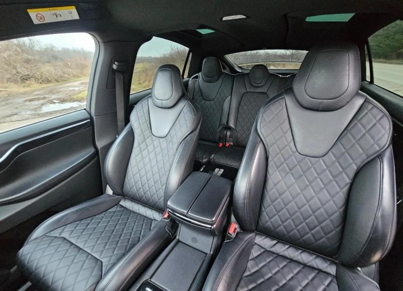 Tesla Model X X100D ТОП Състояние, снимка 13 - Автомобили и джипове - 53436245