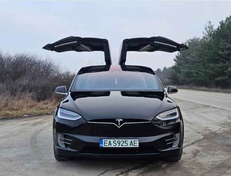 Tesla Model X X100D ТОП Състояние, снимка 7 - Автомобили и джипове - 53436245
