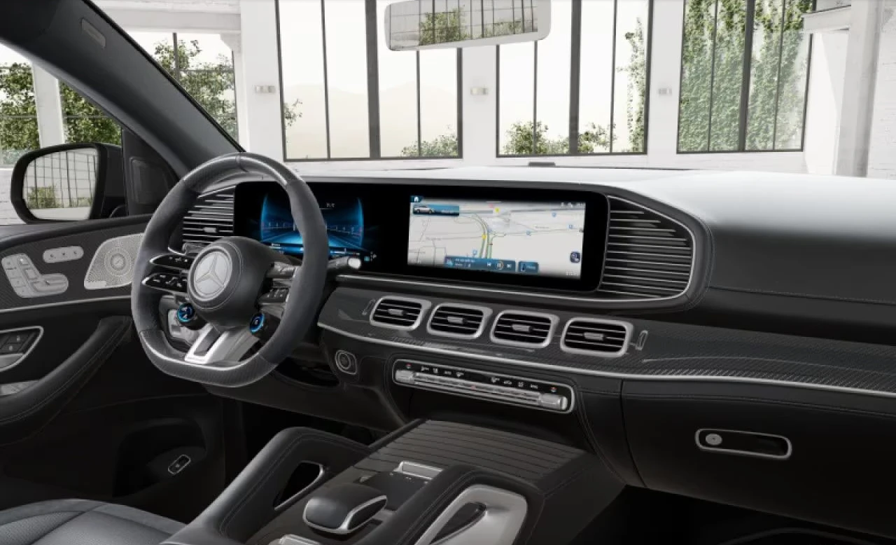 Mercedes-Benz GLE 63 AMG S/4MATIC/612HP/PANO/CARBON/MEMO/BURM/360/HUD/467q, снимка 14 - Автомобили и джипове - 55062429