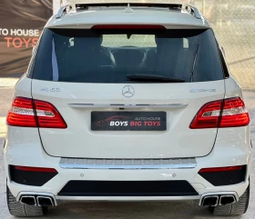 Mercedes-Benz ML 63 AMG БялаПерла* Обдухвани* Панорама* harman/kardon* Ful, снимка 5