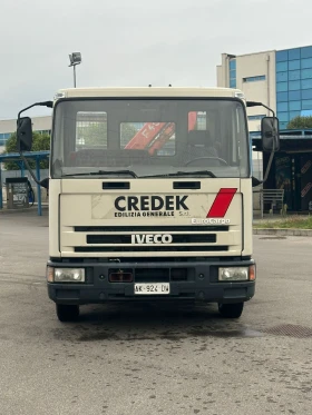 Iveco Eurocargo 75е17 самосвал с кран, снимка 11