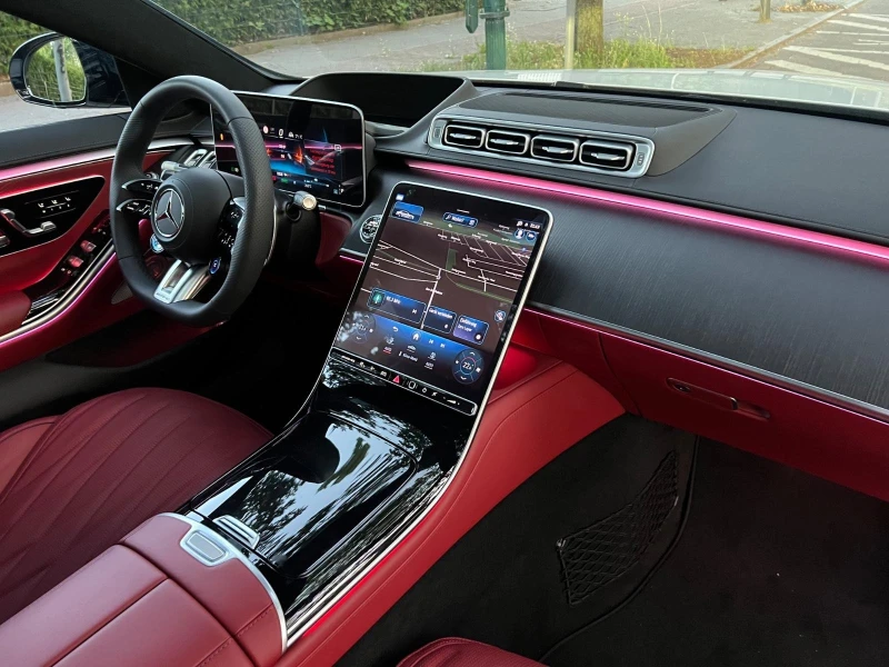 Mercedes-Benz S 63 AMG E-PERFORMANCE/LONG/CHAUFFEUR/EXCLUSIV/BURM/TV/360/, снимка 8 - Автомобили и джипове - 53034807