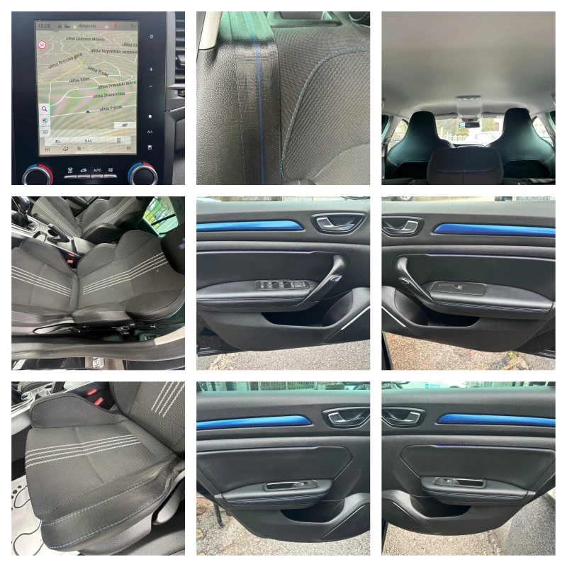 Renault Megane 1.5D-GTline-LED-NAVI-PDC-EURO6B-6ск-CAMERA-KEYLESS, снимка 16 - Автомобили и джипове - 53395558