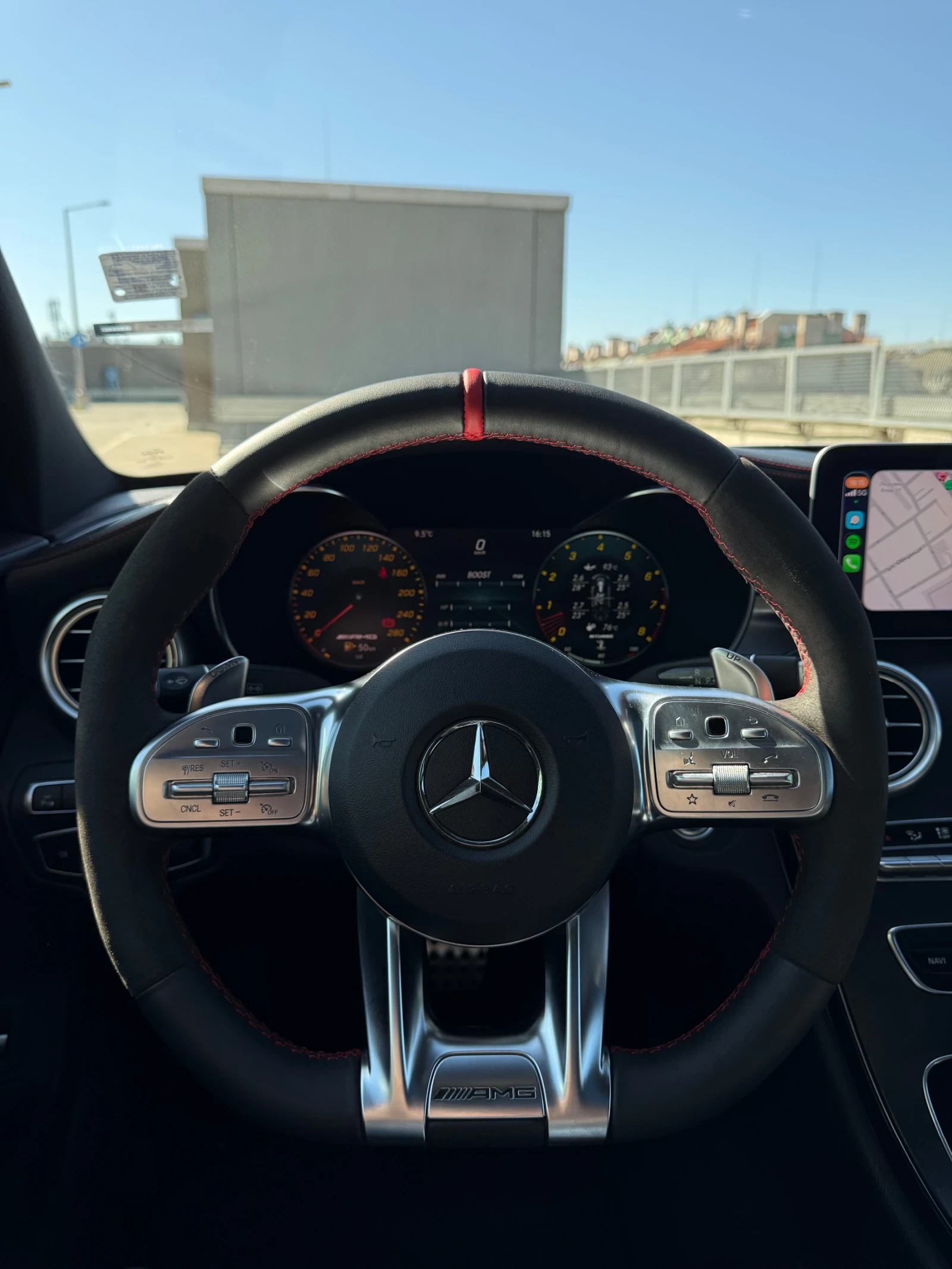 Mercedes-Benz C 43 AMG Digital cockpit/4MATIC/BITURBO/FACELIFT, снимка 11 - Автомобили и джипове - 53435623