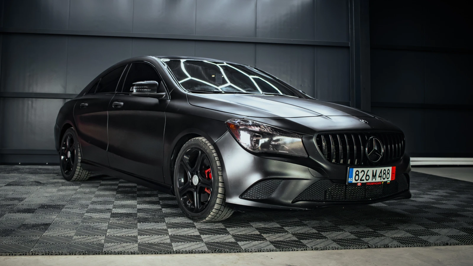 Mercedes-Benz CLA 250 MATTE BLACK* SPORT EXHAUST* STAGE* AMBIENT* CARBON | Auto.bg — изображение 1