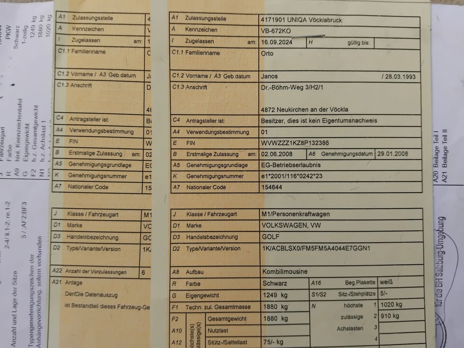 VW Golf 1.9 TDI, снимка 15 - Автомобили и джипове - 55302550