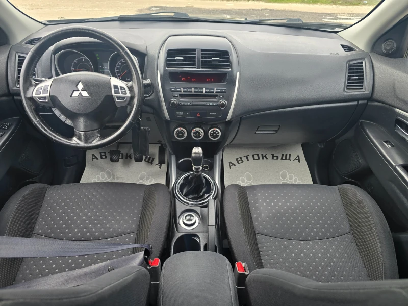 Mitsubishi ASX 12г.1, 8-150к.с.4х4 ПАНОРАМА, снимка 10 - Автомобили и джипове - 53475467