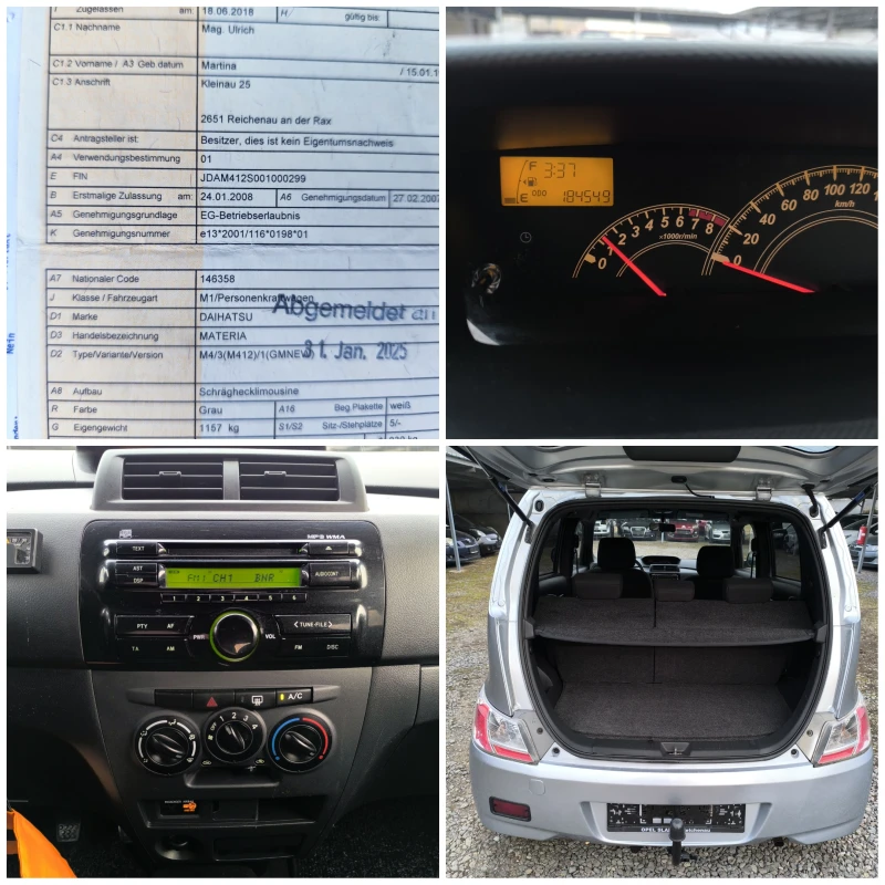Daihatsu Materia -1.5i-103кс-4х4-КЛИМАТИК-!!!, снимка 17 - Автомобили и джипове - 49310928
