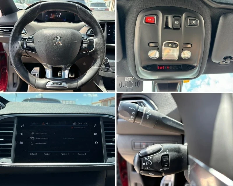 Peugeot 308 GT-Line Full LED, снимка 14 - Автомобили и джипове - 48826301