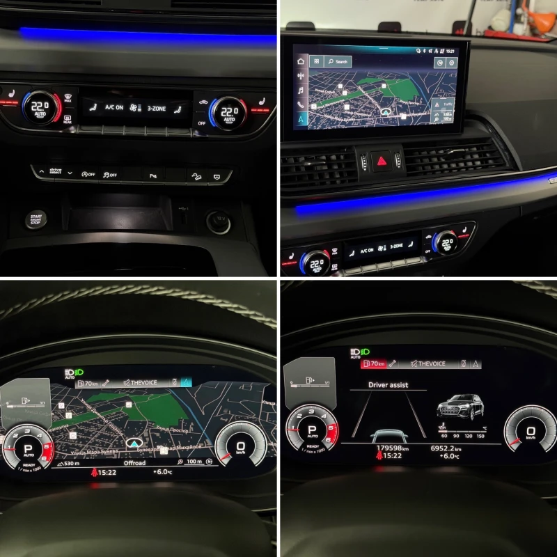 Audi Q5 Sportback 40TDI quattro S line* с С ПЪЛНА ИСТОРИЯ, снимка 13 - Автомобили и джипове - 53295286