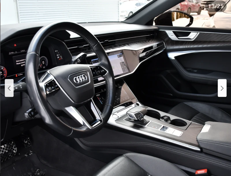 Audi A7 55TFSI* MATRIX* S* LINE* ДИСТРОНИК* ОБДУХВАНЕ* 360, снимка 10 - Автомобили и джипове - 53384969