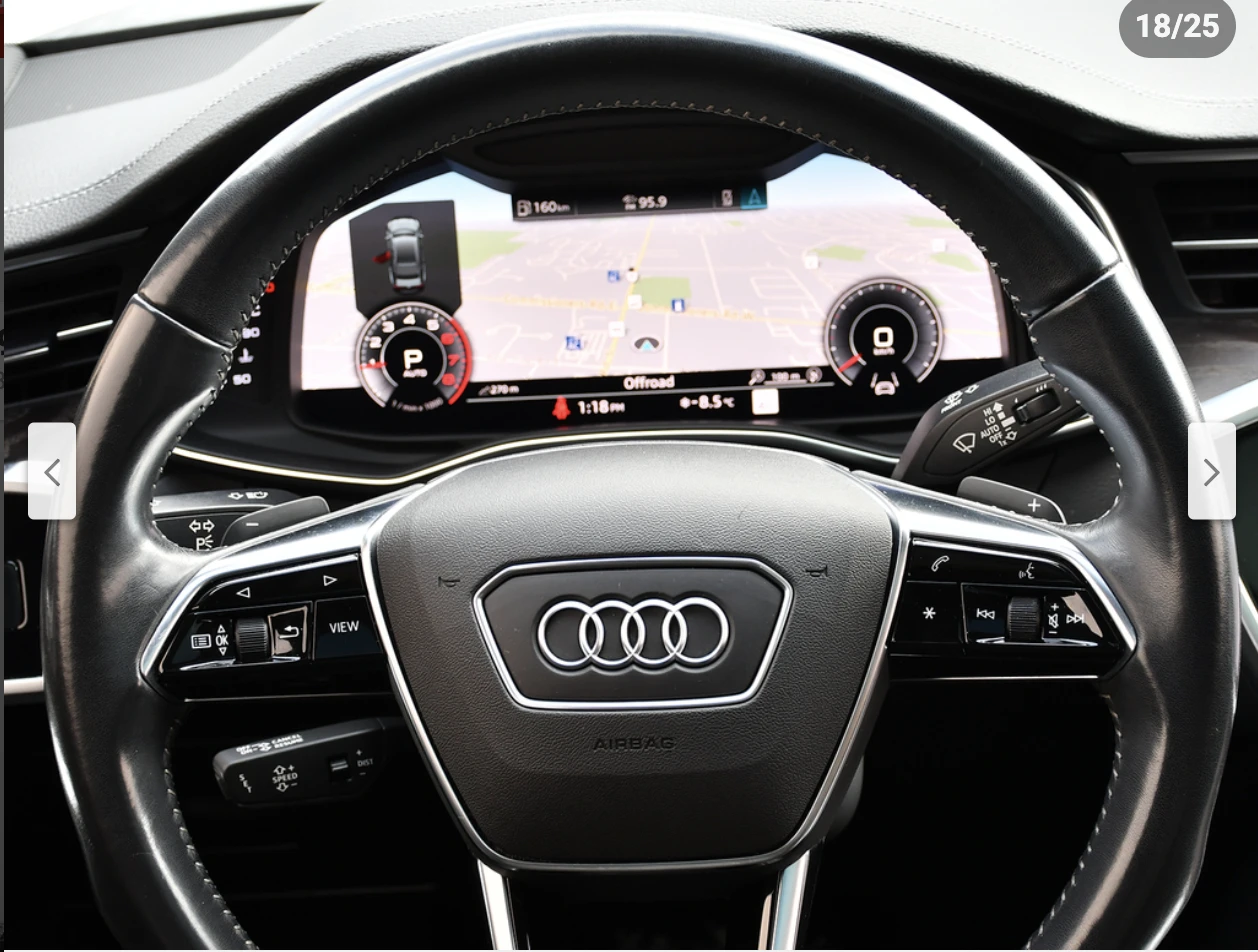 Audi A7 55TFSI* MATRIX* S* LINE* ДИСТРОНИК* ОБДУХВАНЕ* 360 - изображение 9