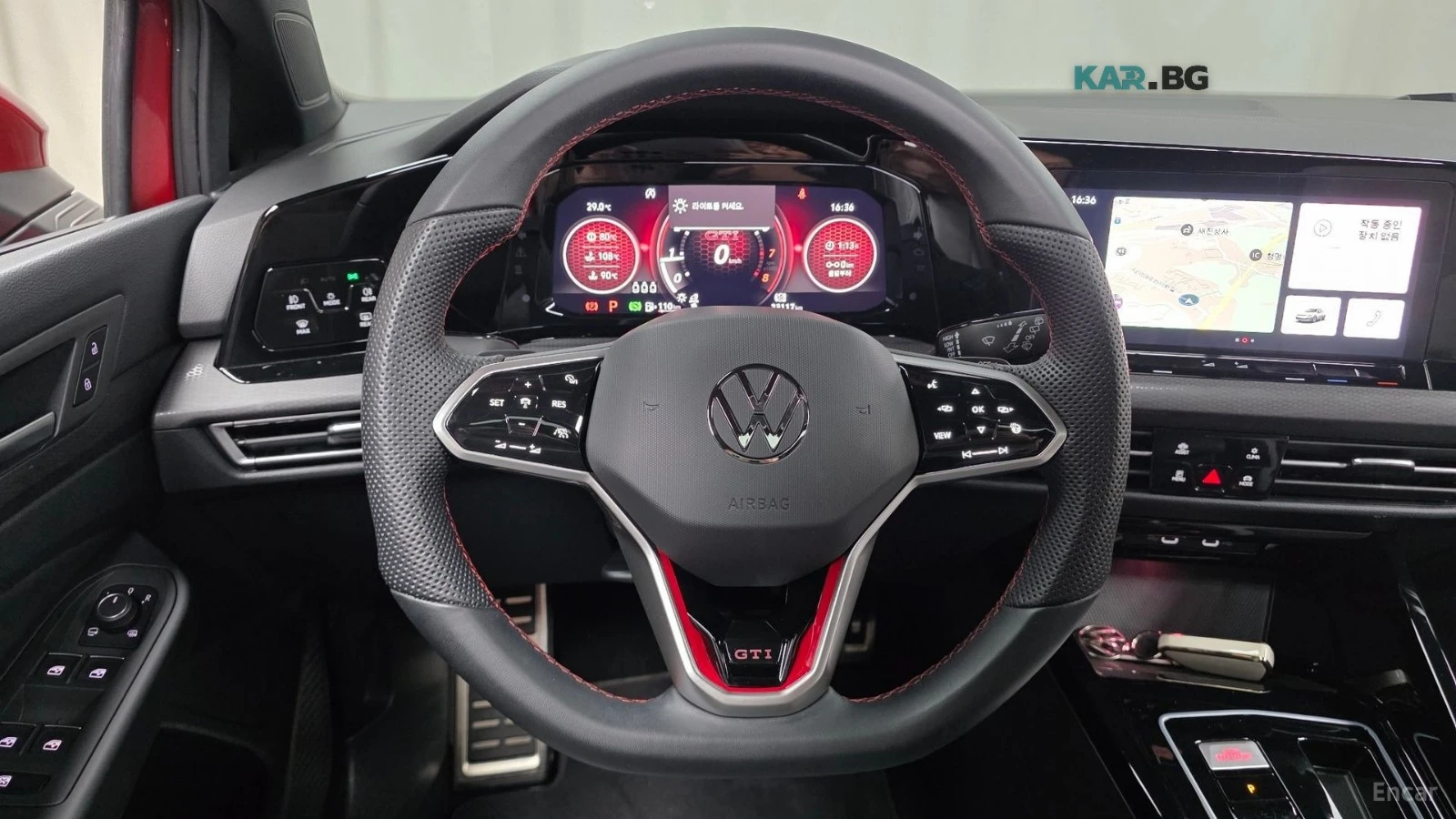 VW Golf GTI* 2.0* ДИСТРОНИК* ОБДУХВАНЕ* ХЕДЪП* ПОДГРЕВ* , снимка 6 - Автомобили и джипове - 55740447