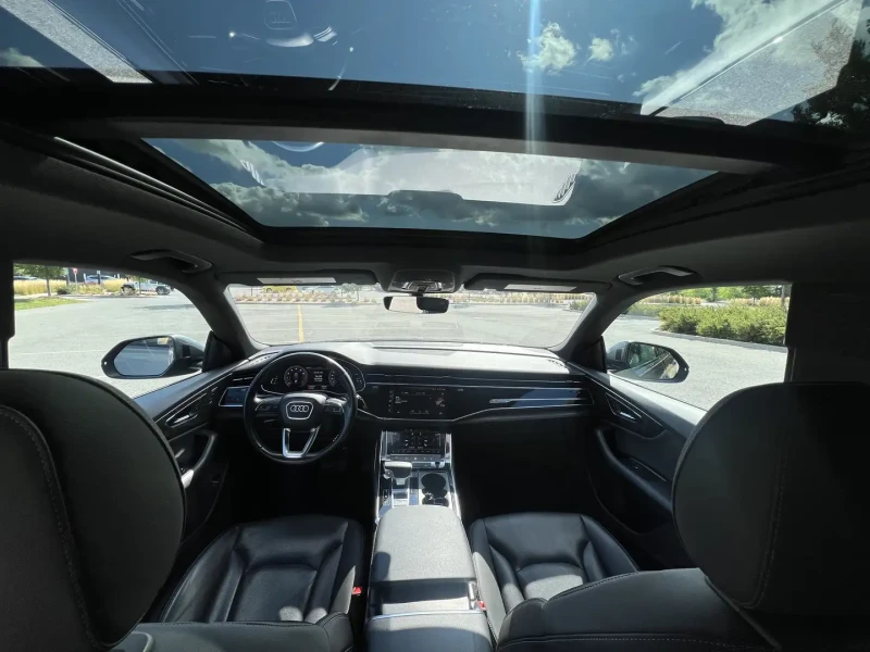 Audi Q8 Keyless/head-up/подгрев/обдухване/панорама/лизинг, снимка 9 - Автомобили и джипове - 52317665