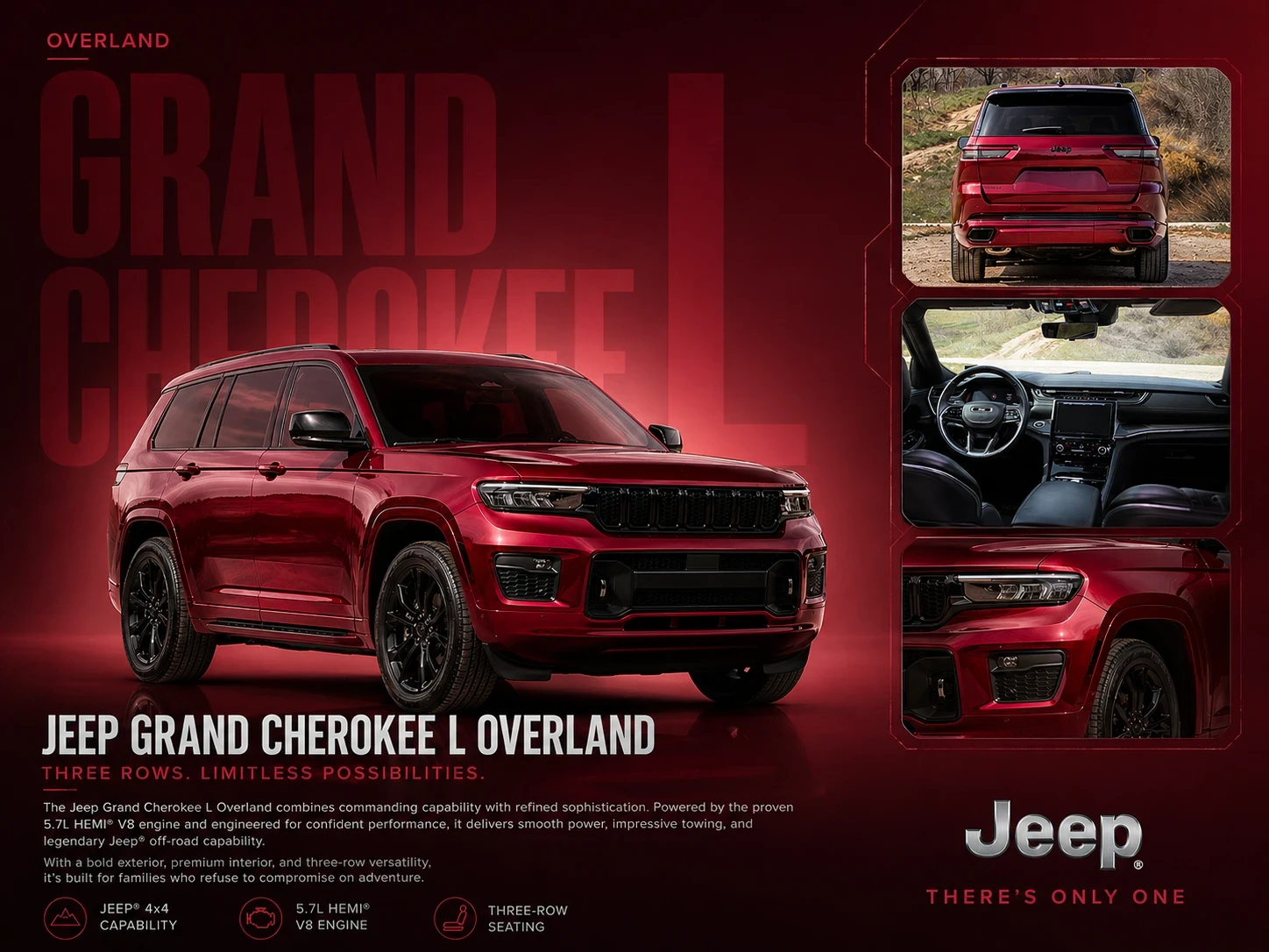 Jeep Grand cherokee L Overland 5.7 HEMI - 7 места