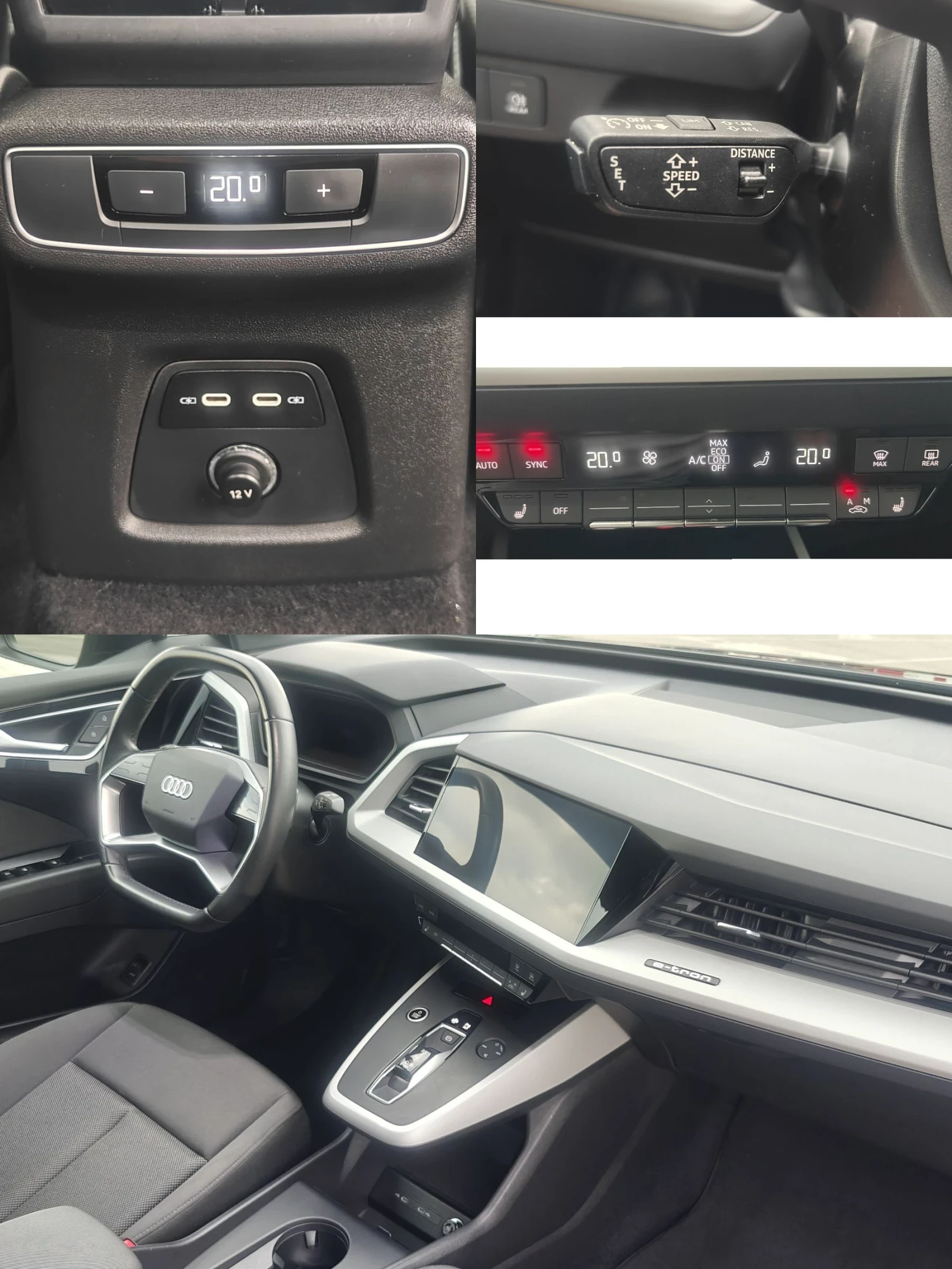 Audi Q4 Etron 40 Sportback/82kwh/PANO/SOH 96%, снимка 12 - Автомобили и джипове - 54894978