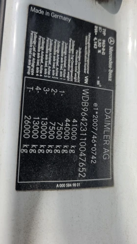 Mercedes-Benz Arocs 32 51 EURO 6 8X4, снимка 6