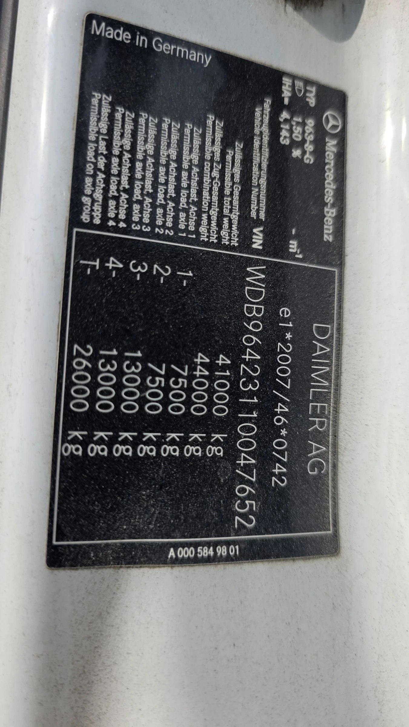 Mercedes-Benz Arocs 32 51 EURO 6 8X4, снимка 6 - Камиони - 54856508
