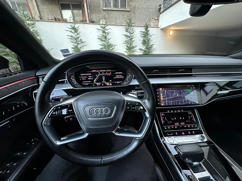 Audi A8 50TDI ИСТОРИЯ* B&O* PANO* МАСАЖ* ОБДУХВАНЕ* ПОДГ, снимка 9 - Автомобили и джипове - 47876237