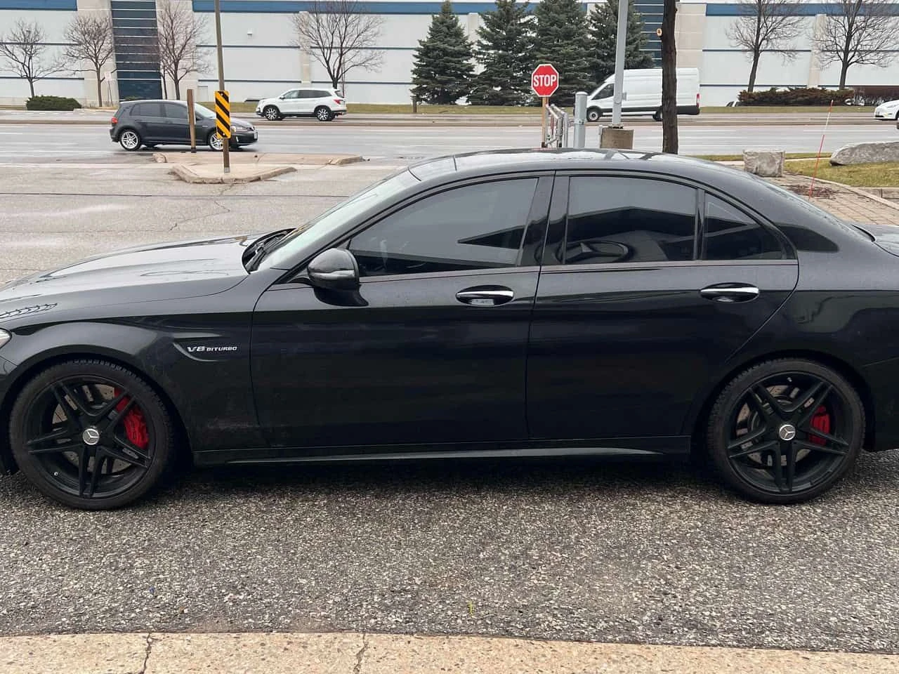 Mercedes-Benz C 63 AMG S/CARFAX/BURMESTER/ПАНОРАМА/ПОДГРЕВИ, снимка 4 - Автомобили и джипове - 54129149