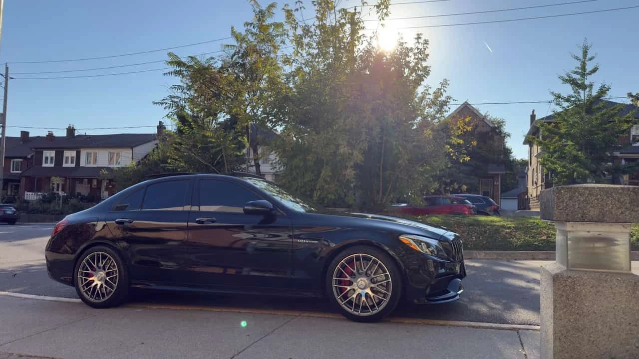 Mercedes-Benz C 63 AMG S/CARFAX/BURMESTER/ПАНОРАМА/ПОДГРЕВИ, снимка 3 - Автомобили и джипове - 54129149