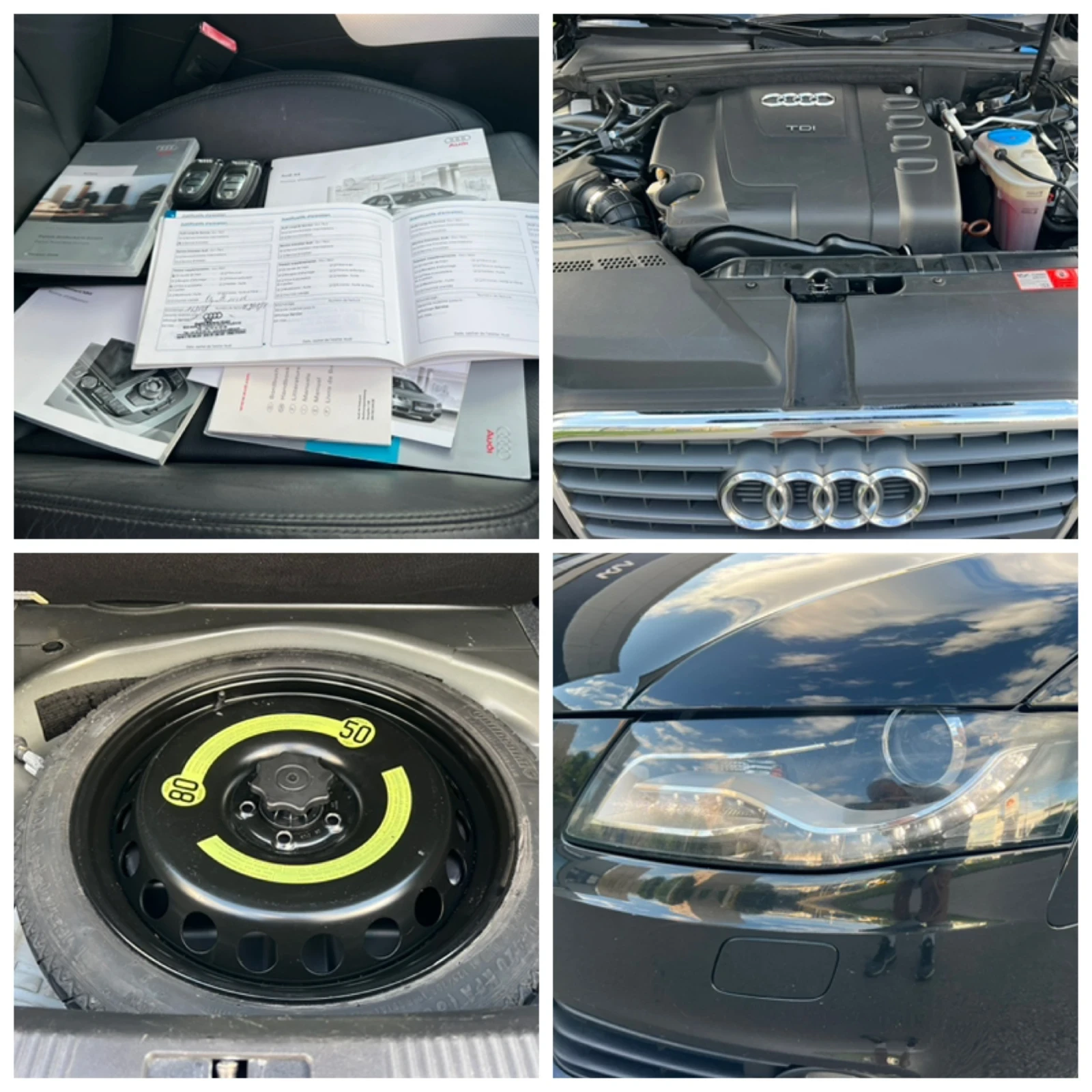 Audi A4 2.0TDI/NAVI/SLINE/TOP/FULL, снимка 14 - Автомобили и джипове - 54600989