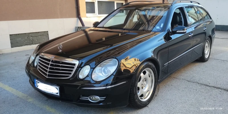 Mercedes-Benz E 220 2.2 cdi 170к.с. РЪЧКА, снимка 1 - Автомобили и джипове - 49380367