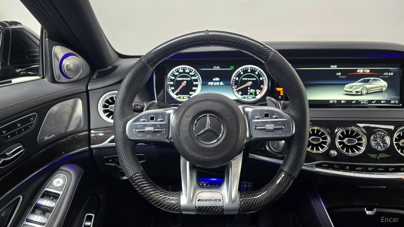 Mercedes-Benz S 63 AMG 4MATIC* ОБДУХВ* НАВИ* ПАНО* АВТОКРЕДИТ, снимка 11 - Автомобили и джипове - 55654791