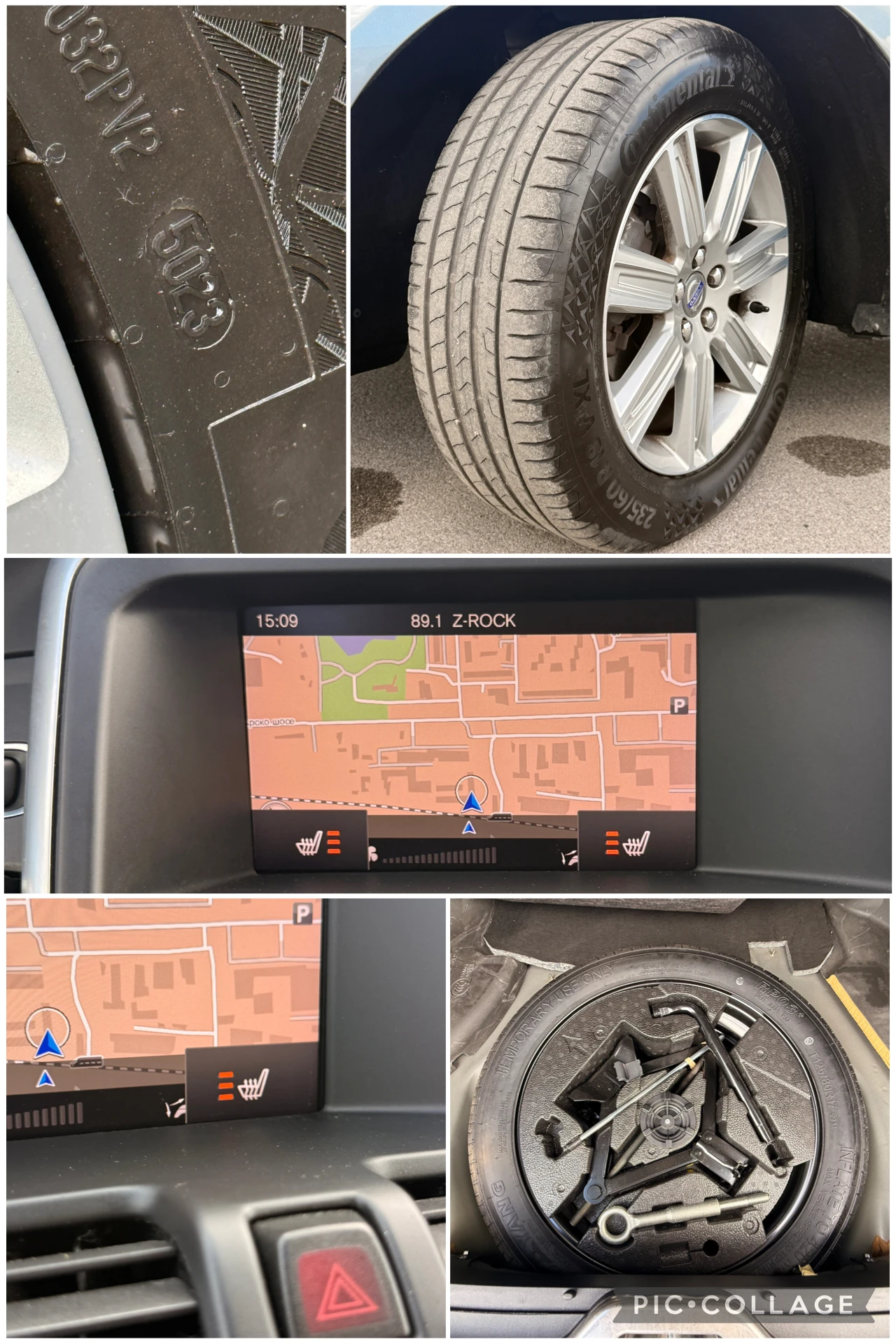 Volvo XC60 2.0D* NAVI* КОЖА* ПОДГРЕВ* , снимка 17 - Автомобили и джипове - 54712713