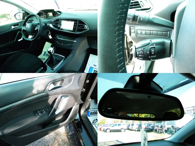 Peugeot 308 EURO6B* 1.6ecoHDI-6ck* -NAVI-КАТО НОВО* EURO6B, снимка 16 - Автомобили и джипове - 47383368