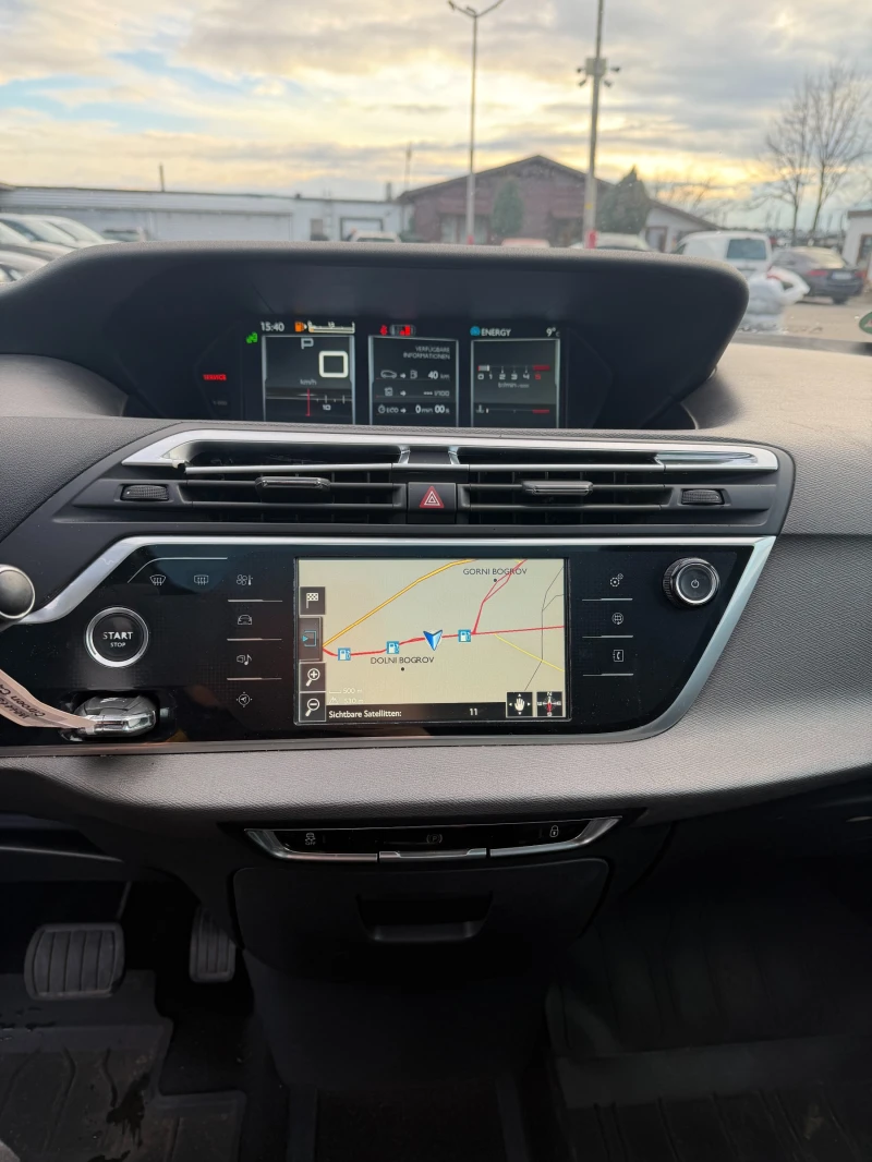 Citroen Grand C4 Picasso 2.0HDI AVTOMAT/PANORAMA/KOJA/NAVI/KAMERA EURO 6, снимка 16 - Автомобили и джипове - 53456787