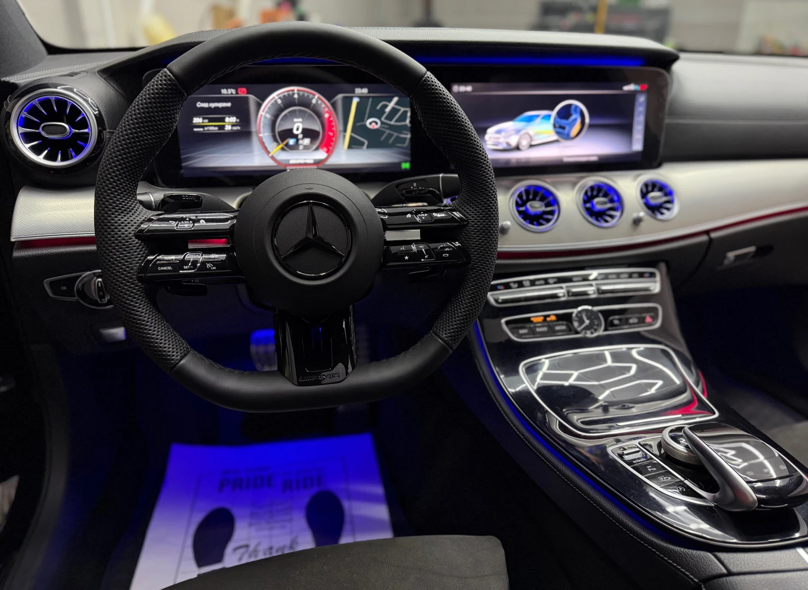 Mercedes-Benz E 220 КАТО НОВА, Севр.ист, AMG 6.3, снимка 8 - Автомобили и джипове - 54195658